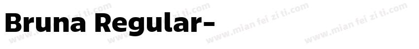 Bruna Regular字体转换